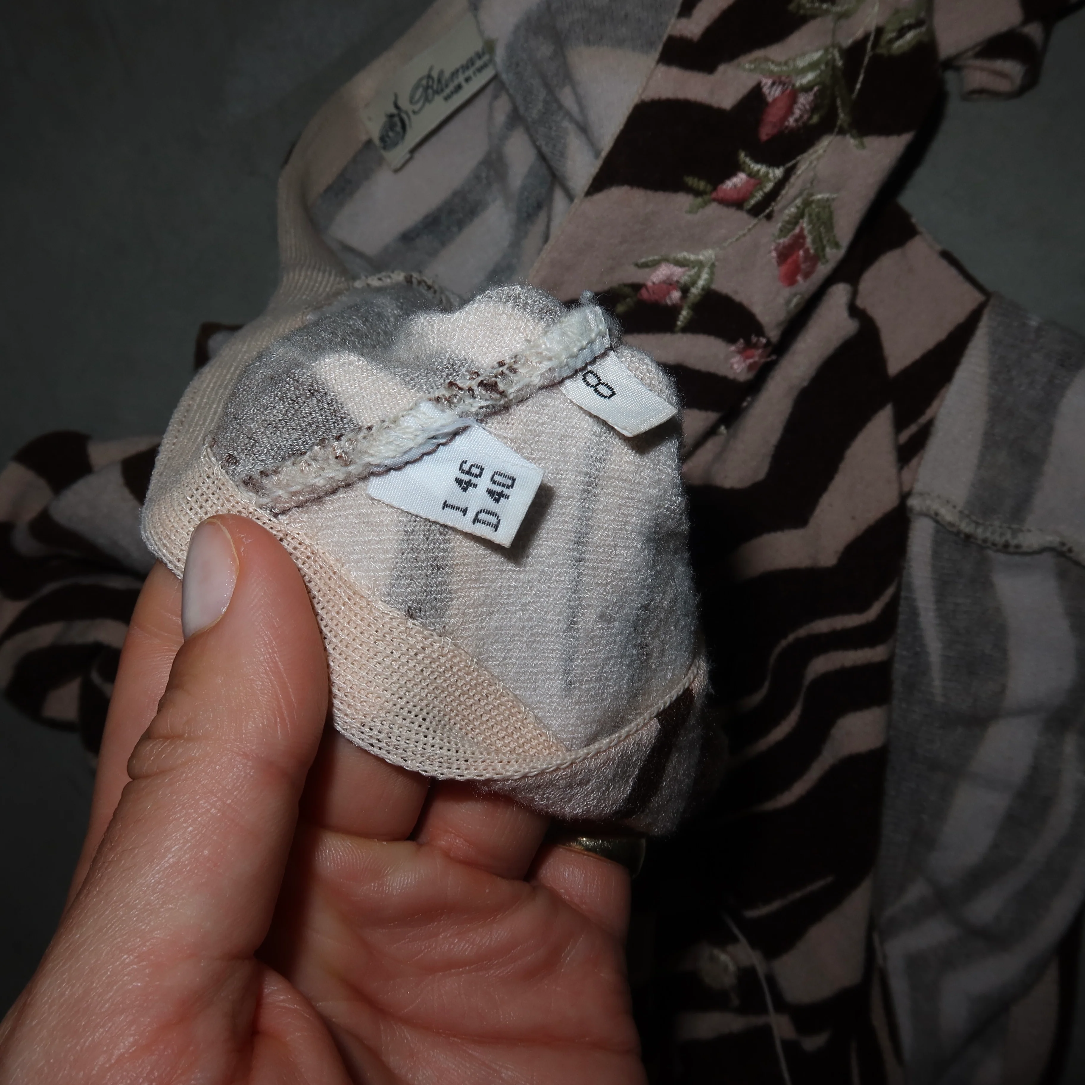 Blumarine SS2000 Zebra Cardigan - Image 10