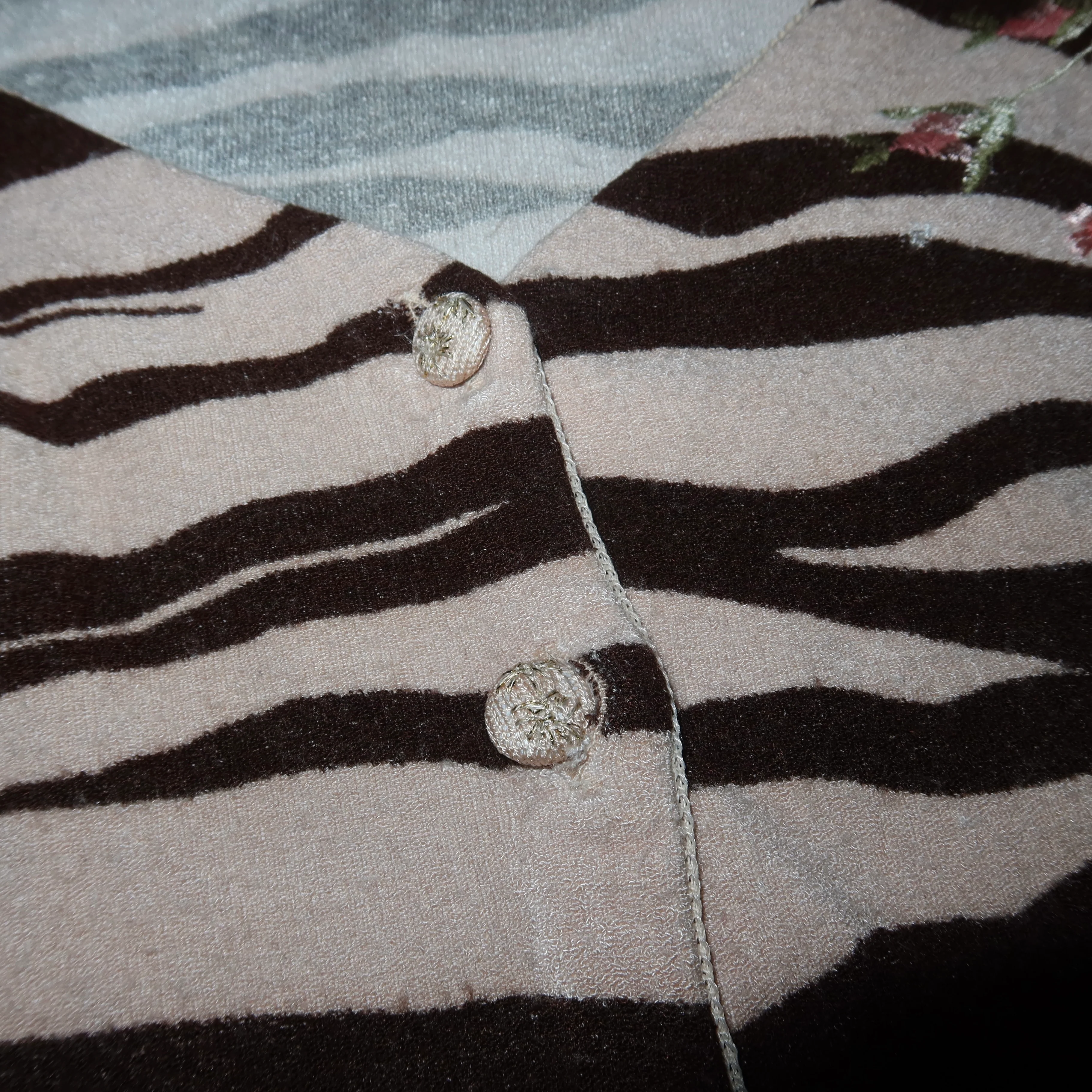 Blumarine SS2000 Zebra Cardigan - Image 5