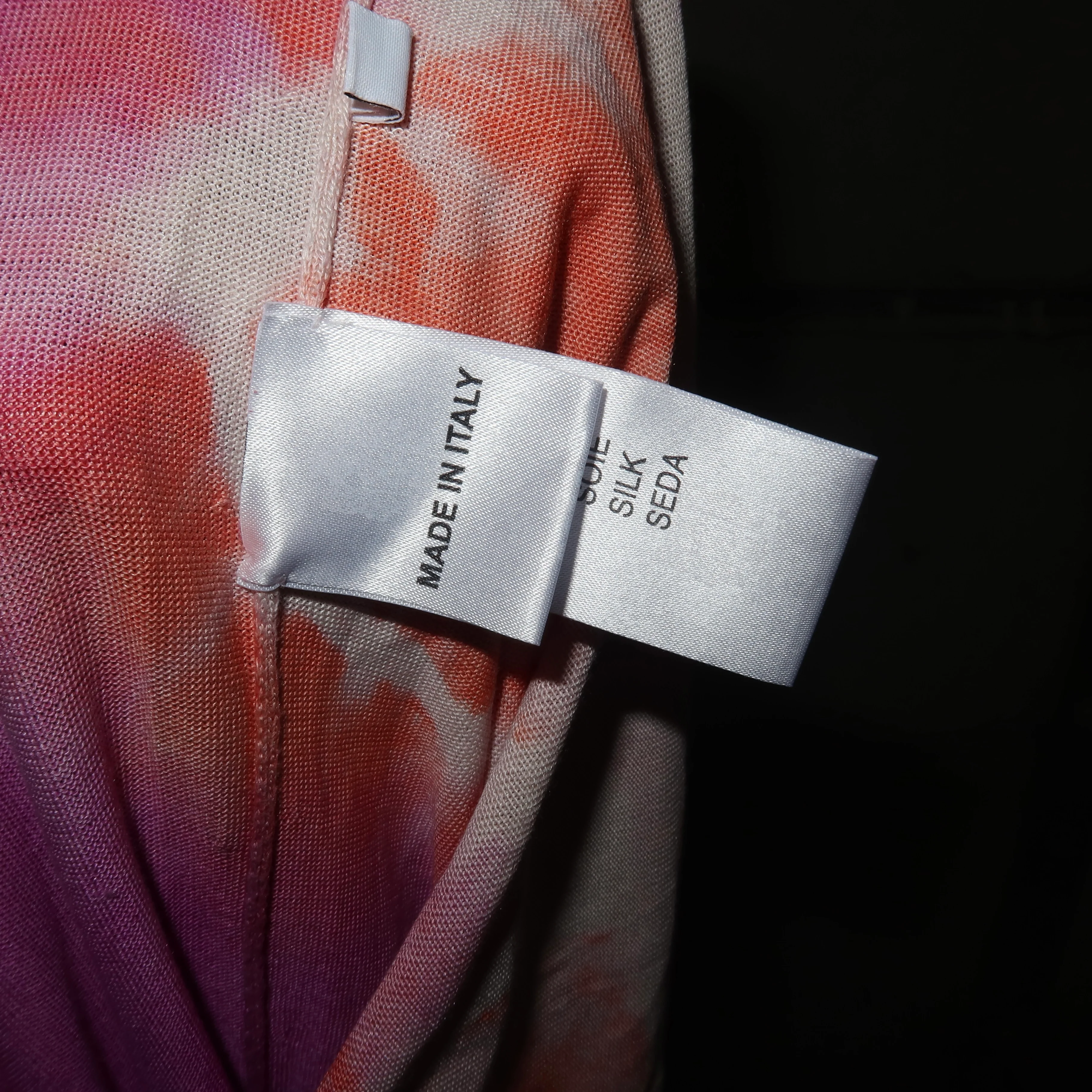 Blumarine SS2010 Purple Silk Tie Dye Dress - Image 5