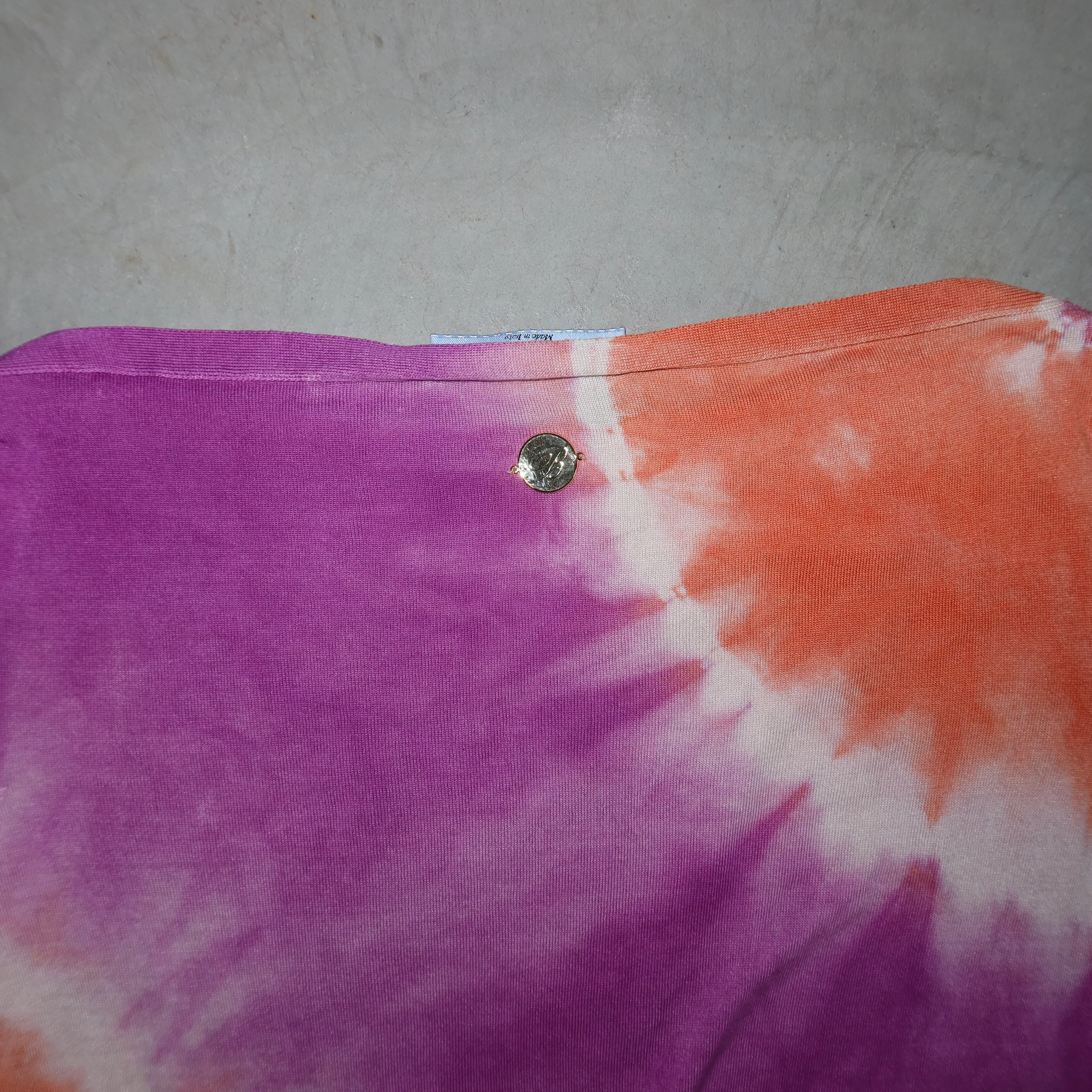 Blumarine SS2010 Purple Silk Tie Dye Dress - Image 8