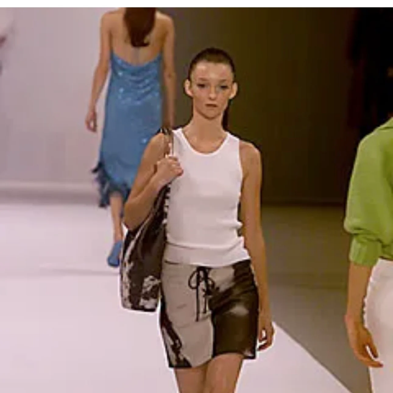 Celine SS2000 Tie Dye Mini Skirt - Image 3