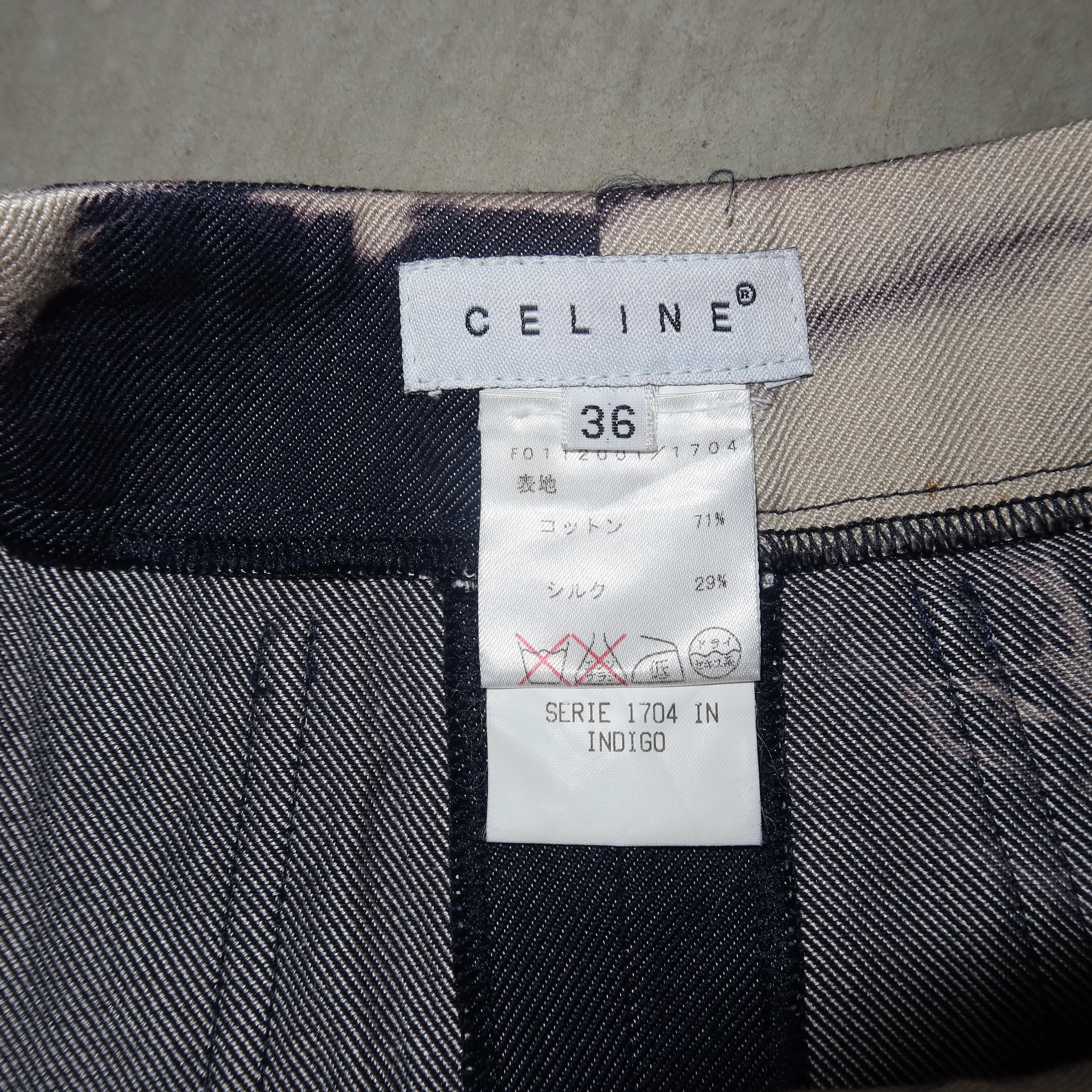 Celine SS2000 Tie Dye Mini Skirt - Image 6