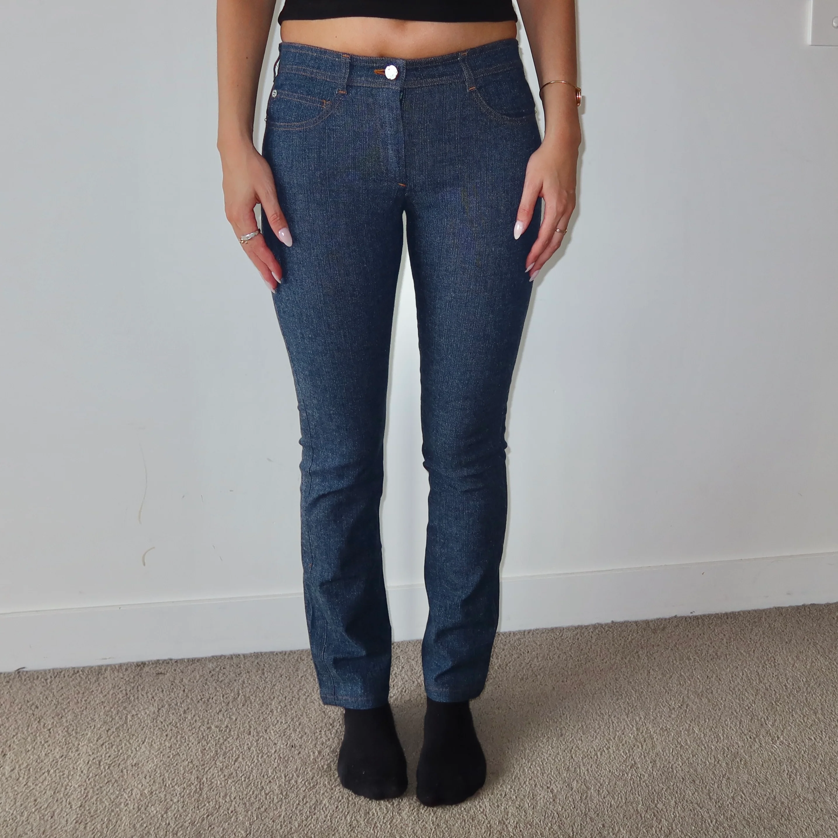 Chloé AW2001 Dark Wash Jeans - Image 10