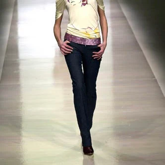 Chloé AW2001 Dark Wash Jeans - Image 3