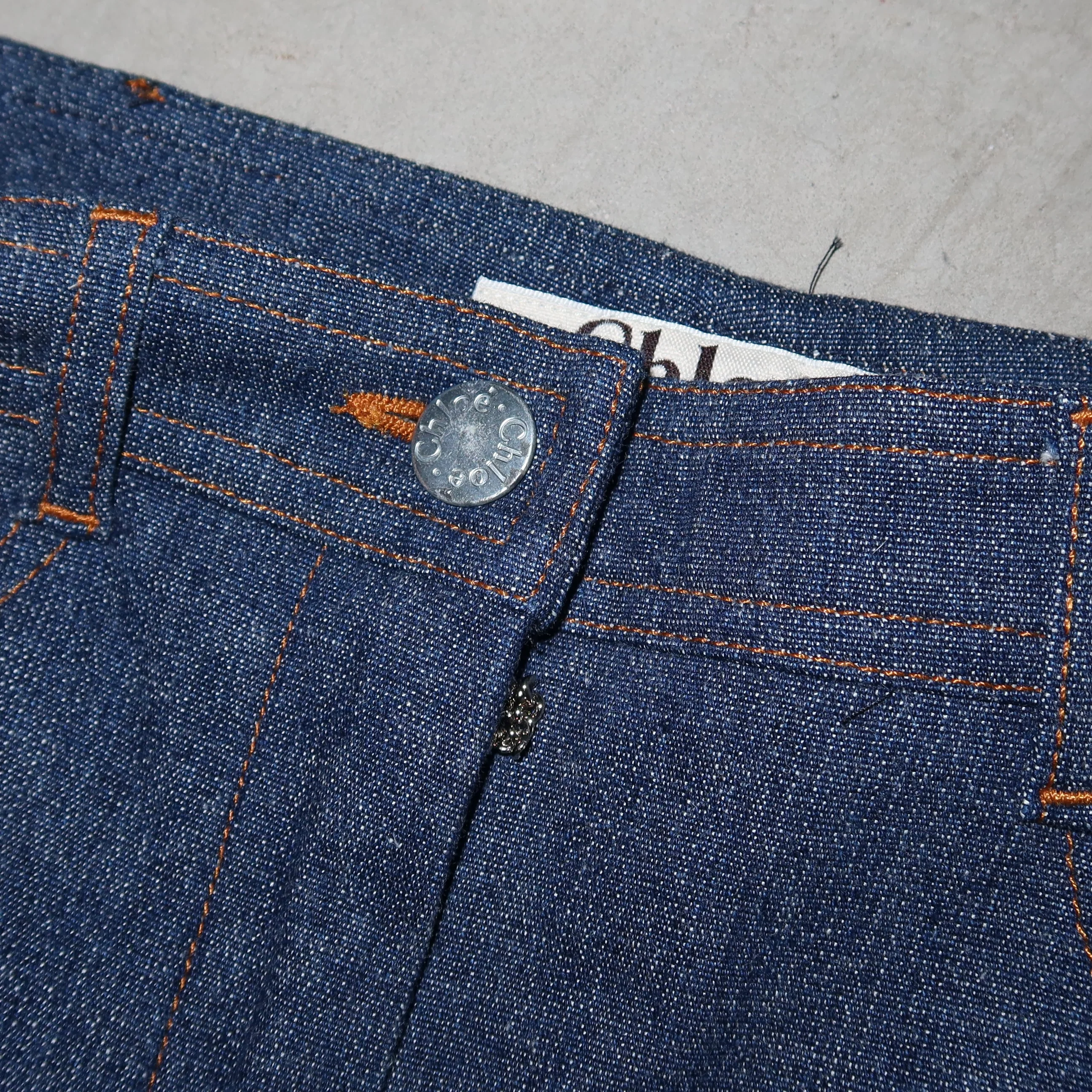 Chloé AW2001 Dark Wash Jeans - Image 8