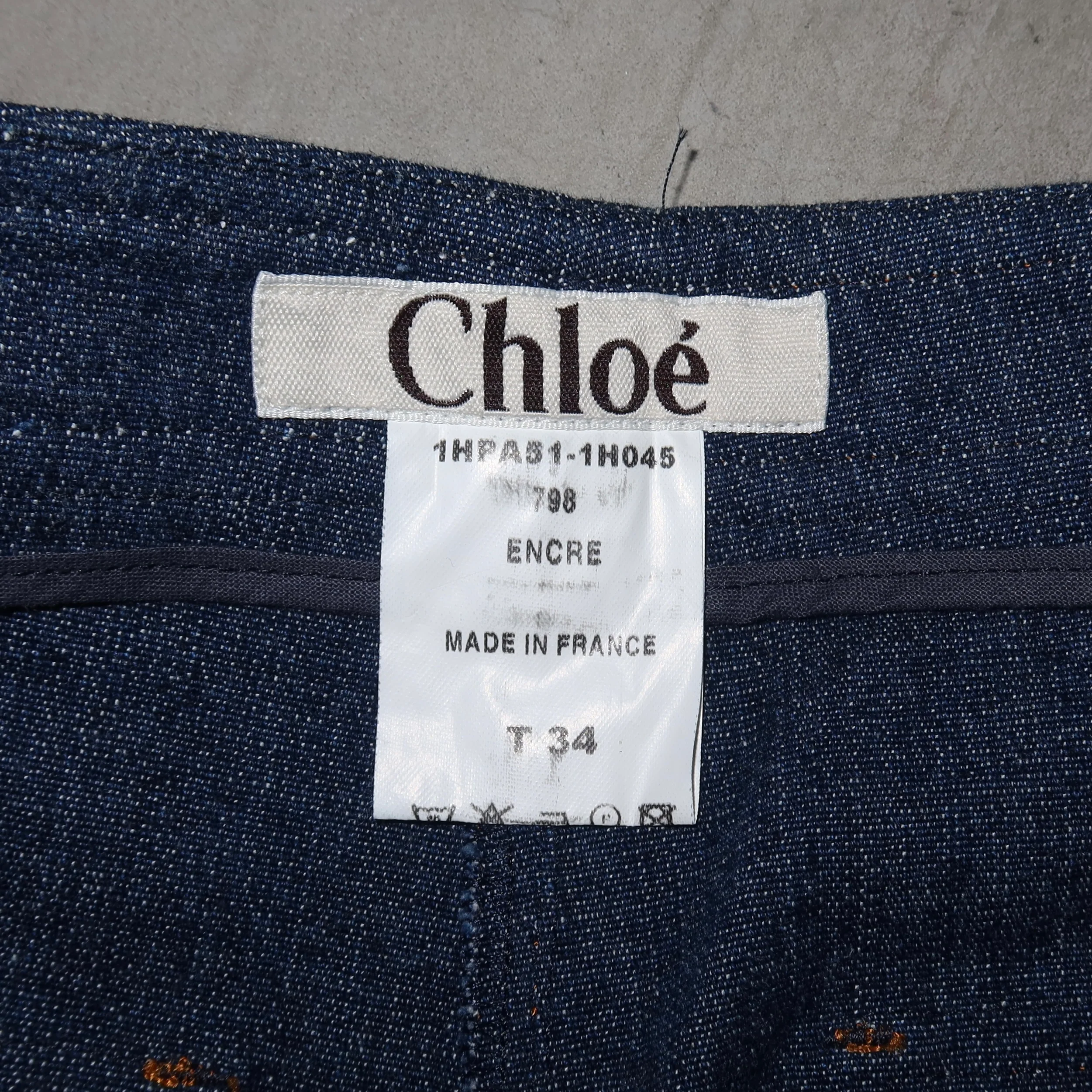 Chloé AW2001 Dark Wash Jeans - Image 9