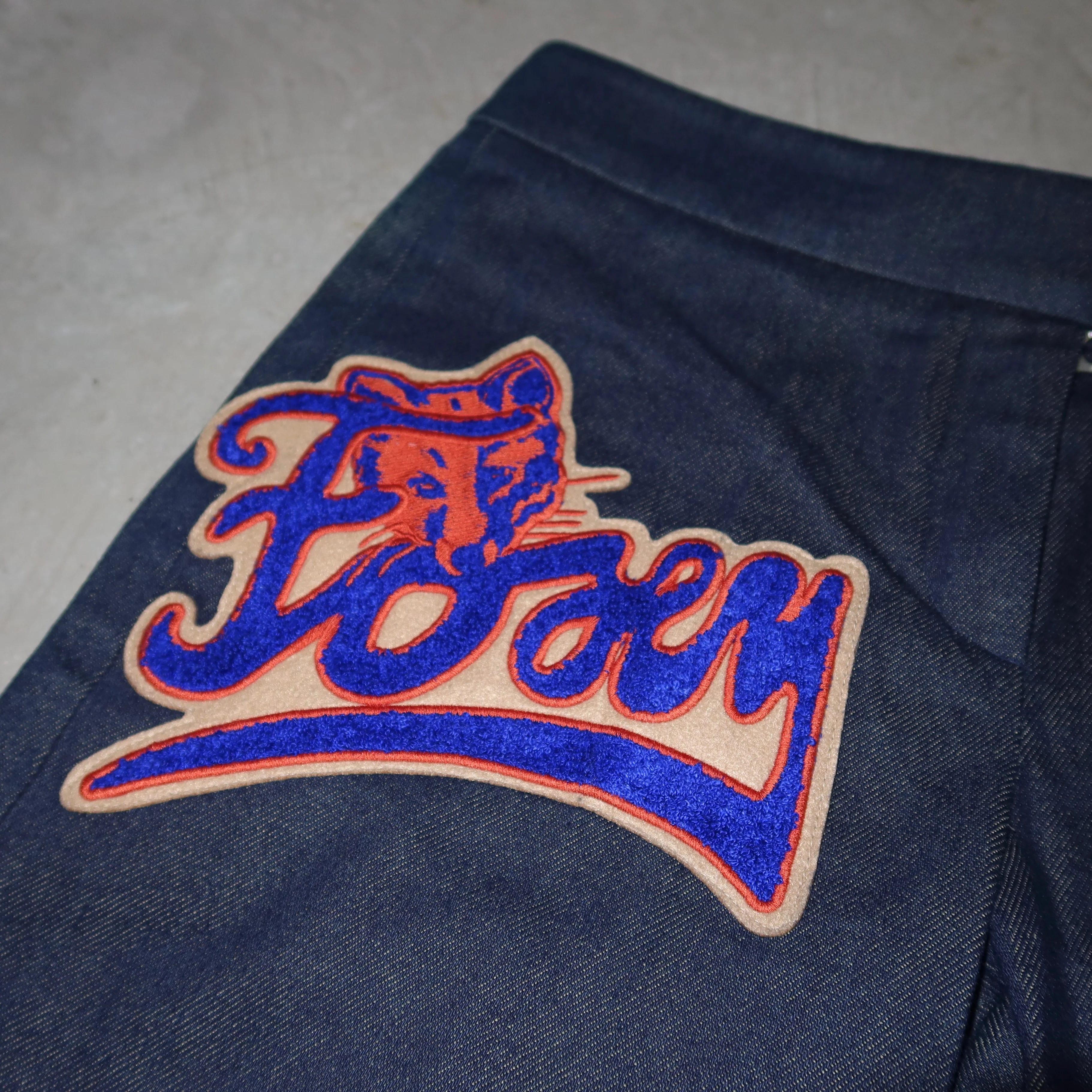 Chloé Rare AW2001 ‘Foxy’ Patch Flared Jeans - Image 3