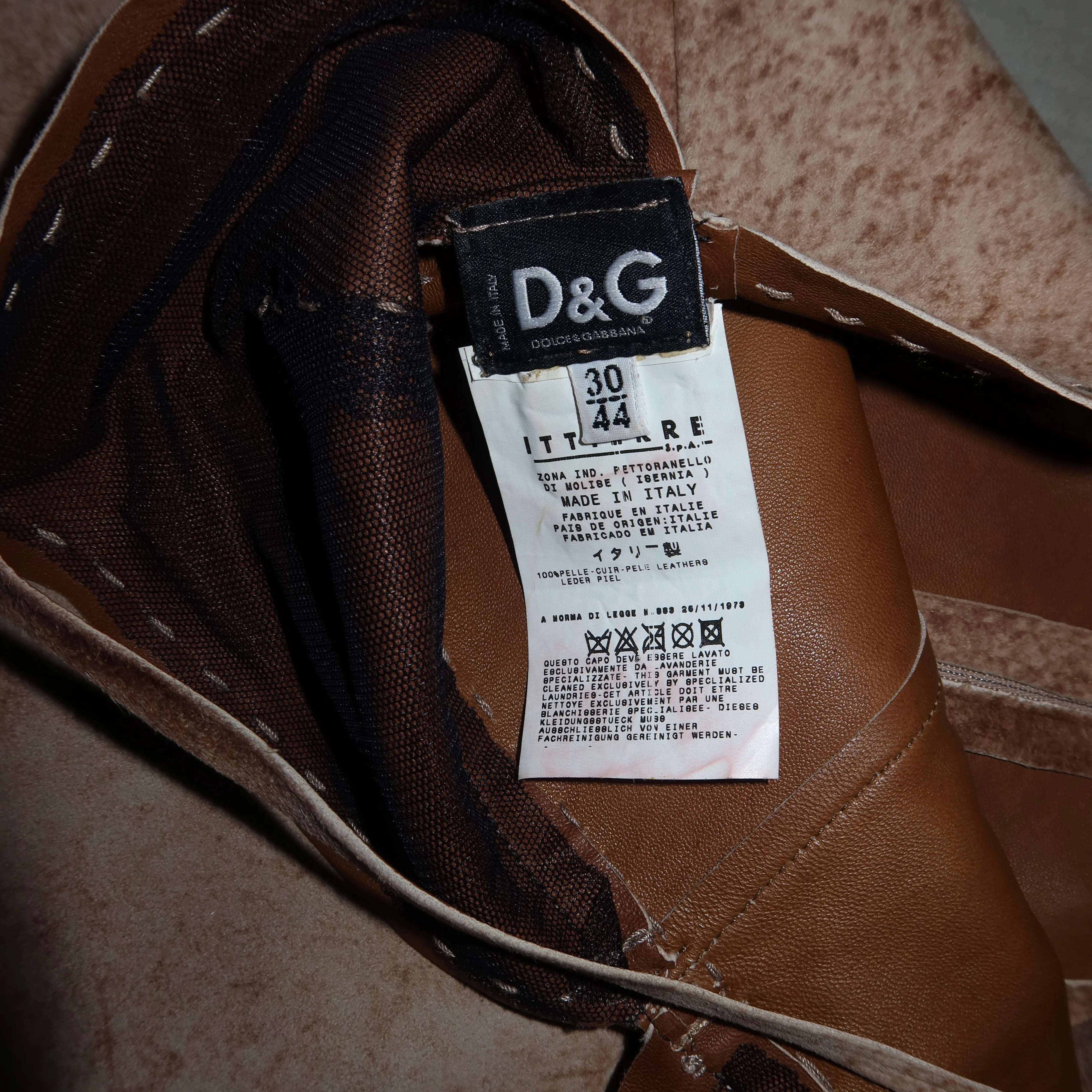 D&G SS2003 Suede Dress - Image 6