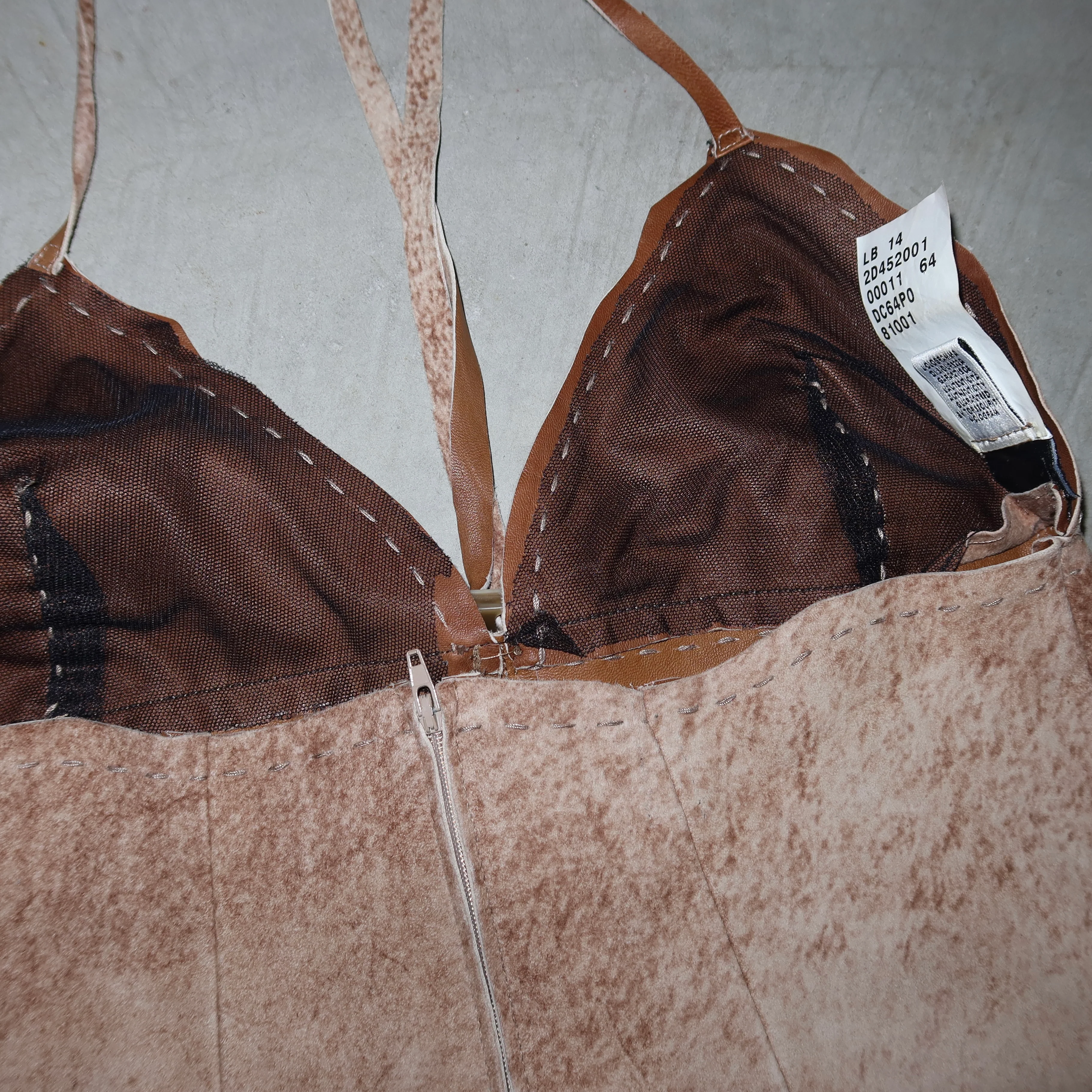 D&G SS2003 Suede Dress - Image 9