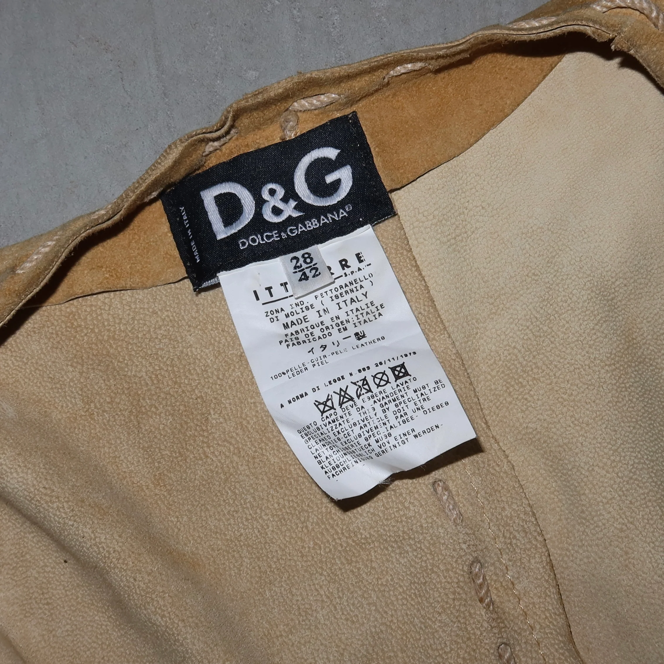 D&G Suede Tie Front Top - Image 11