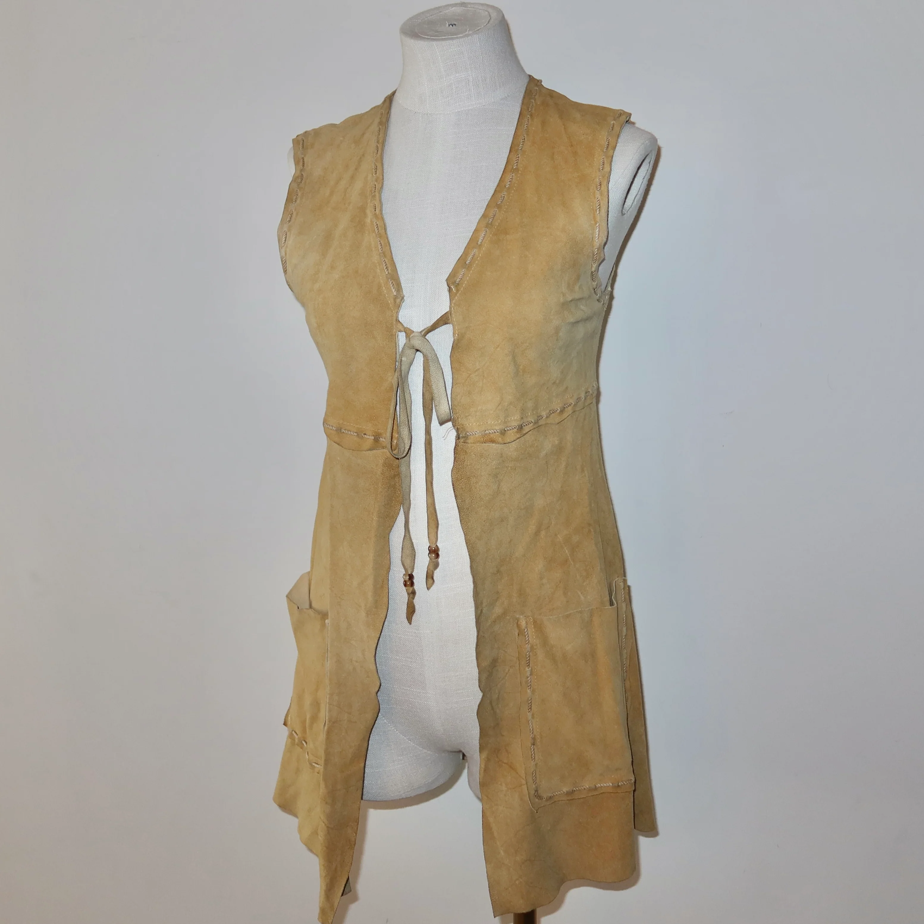 D&G Suede Tie Front Top - Image 3