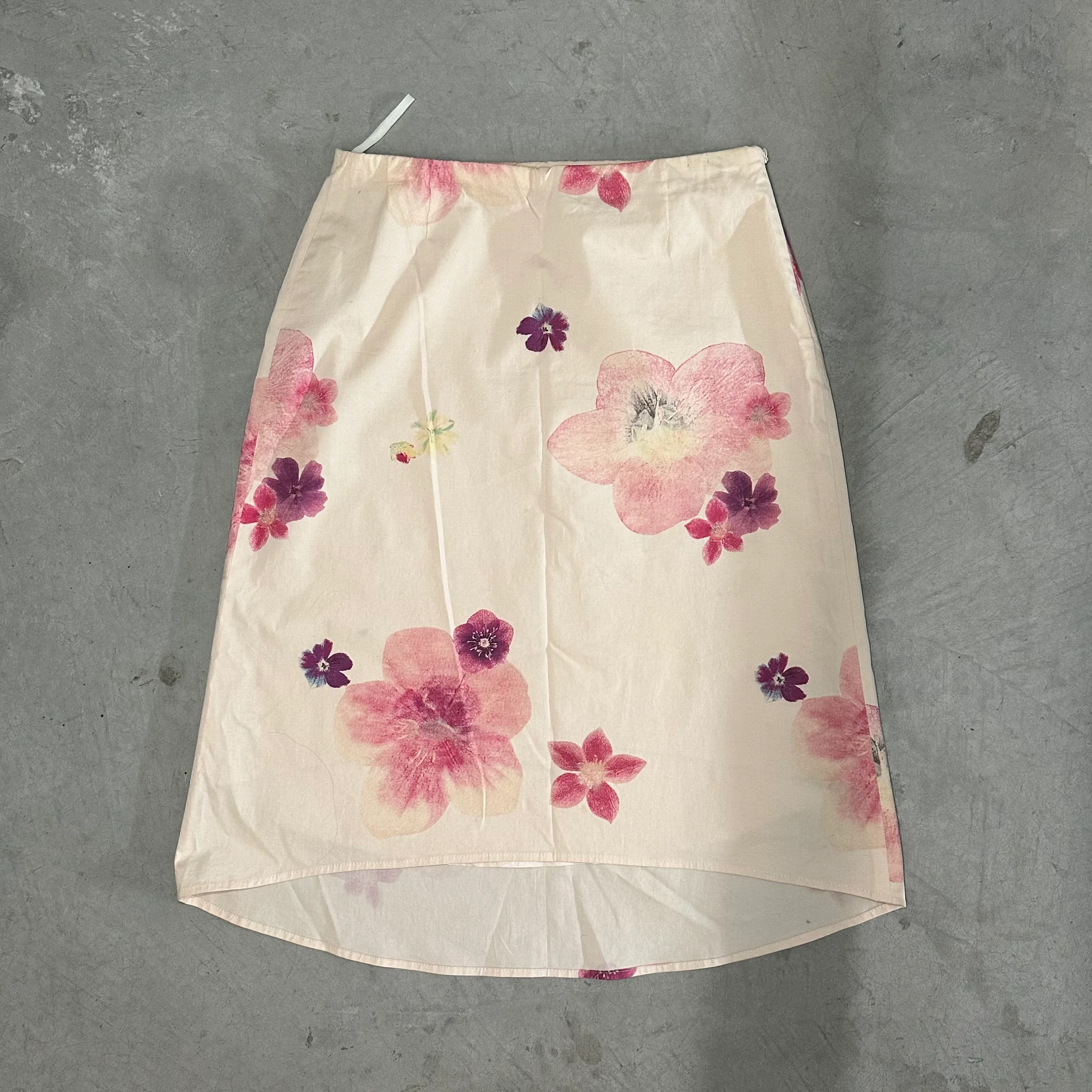 DKNY Flower Print Midi Skirt - Image 4