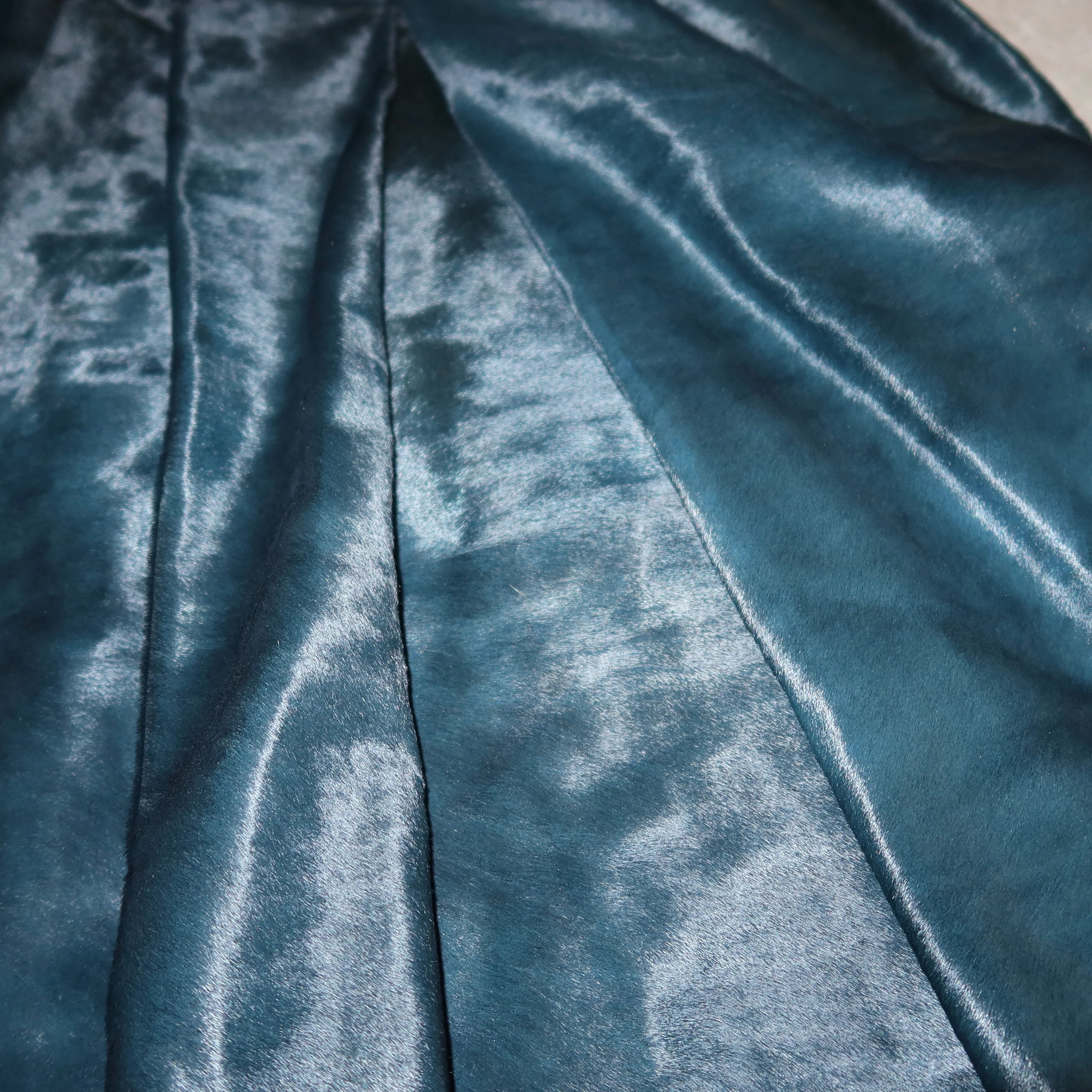Marni Blue Cowhide Skirt - Image 6