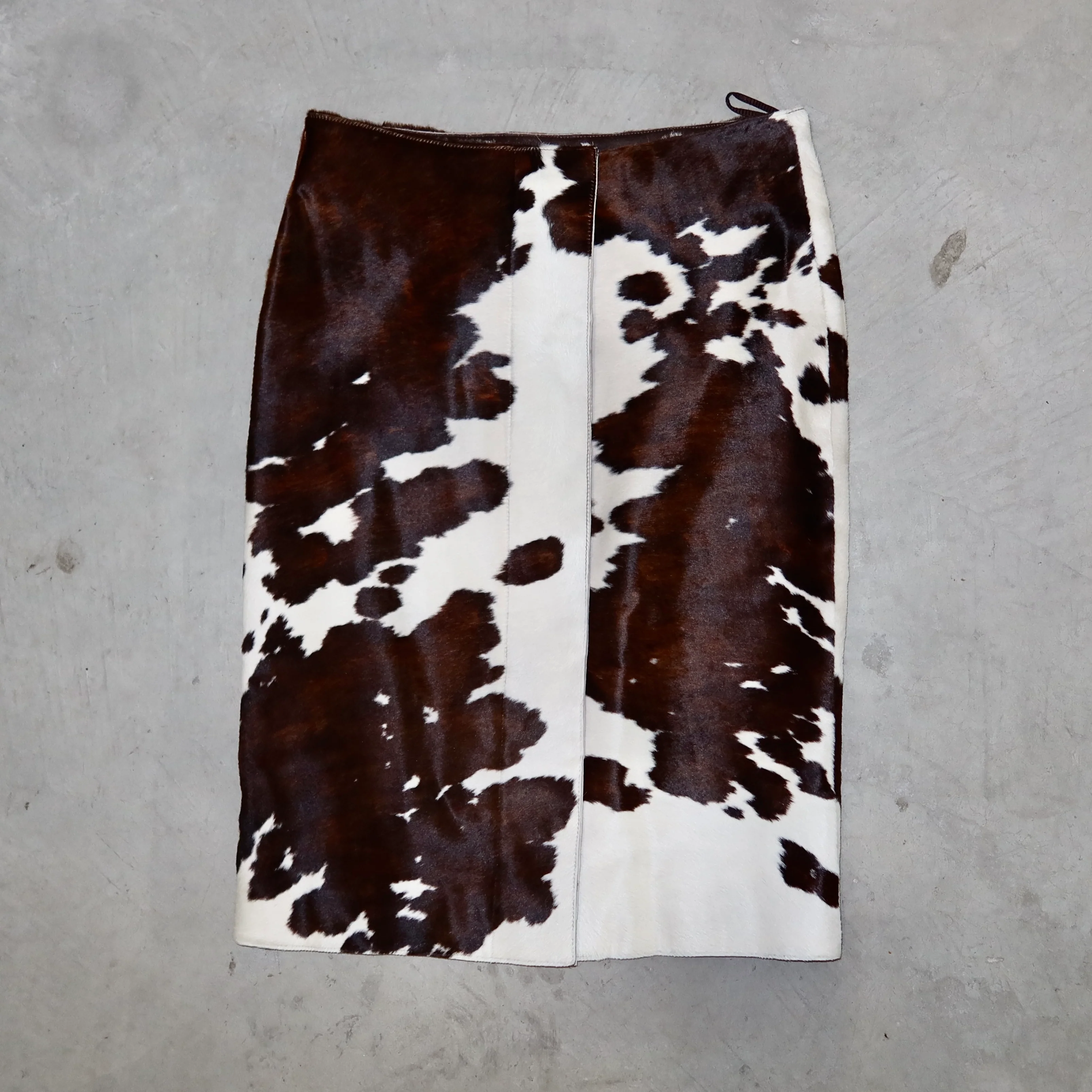 Salvatore Ferragamo AW2004 Cowhide Skirt - Image 4