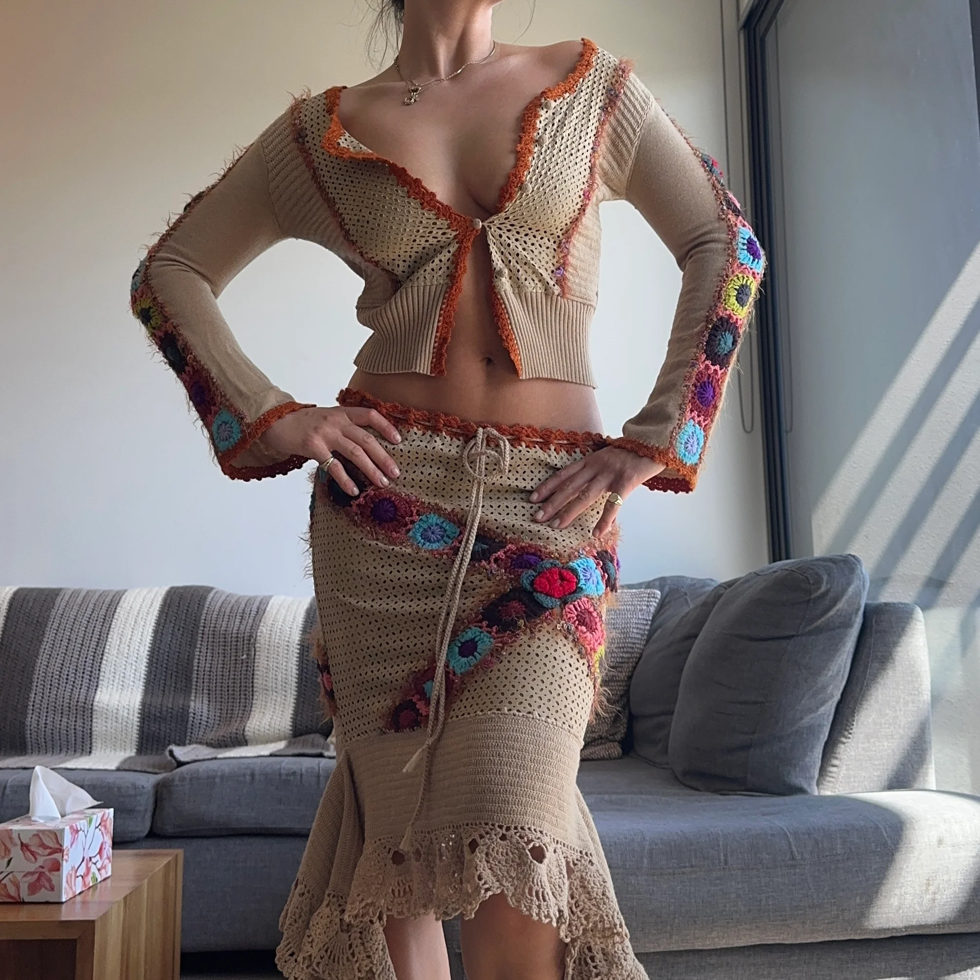 See By Chloé Crotchet & Suede Set - Image 9